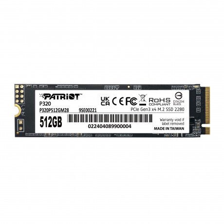 PATRIOT 512GB P320 P320P512GM28 3000- 2200MB/s M2 NVME GEN3 Disk