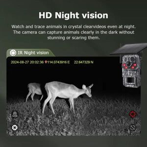 AVENIR 3MP Gps Black Light 4G Kamuflaj Fotokapan Solar Kamera AV-S443H