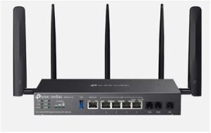 TP-Link Omada DR3650v V1 Gateway 1GbE Wi-Fi 6 2.4 GHz, 5 GHz