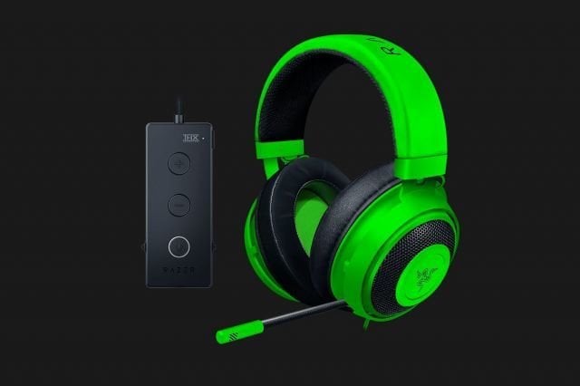 RZ04-02051100-R3M1 Kablolu Kraken Mikrofonlu Kulak Üstü Yeşil Gaming Kulaklık