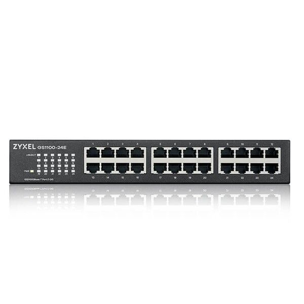 ZyXEL 24port Gigabit Ynetilemez Switch GS1100-24E v3