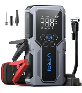 UTRAI Jstar JS9 15000mAh 4 in 1 Jump Starter+Lastik Şişirme Pompalı Taşınabilir Akü Takviye Kiti