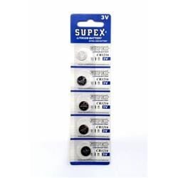Supex CR1216-C5 3V Lityum Düğme Pil 5'li Paket