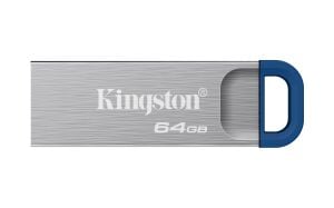Kingston DTKNG2-64GB 64GB DataTraveler Kyson 220MB-s Metal USB 3.2 Gen 1 Flash Bellek