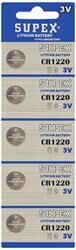 Supex Cr1220 3V Lityum 5Li Blister Pil