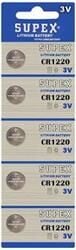 Supex Cr1220 3V Lityum 5Li Blister Pil