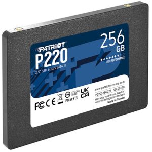Patriot 256GB P220 550-490MB-s 2.5 SATA3 P220S256G25 SSD Disk