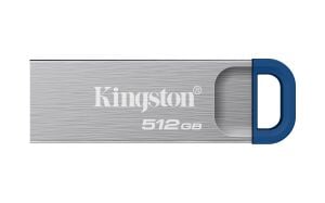 Kingston DTKNG2-512GB 512GB DataTraveler Kyson 220MB-s Metal USB 3.2 Gen 1 Flash Bellek