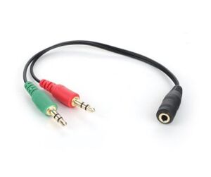 Dark DK-CB-AUC02 2x3.5mm Stereo Erkek - 3.5mm Stereo Dişi Y Kablo