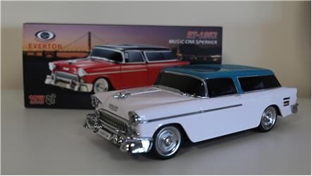 EVERTON RT-1952 Beyaz Arabalı  Bluetooth Fm-Usb-Tf-Aux Şarjlı Nostaljik Radyo