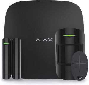 AJAX StarterKit 20287 Hub 2G + MotionProtect + DoorProtect + SpaceControl Kablosuz Alarm Seti Siyah