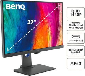 PD2705Q 27 IPS 2K %100 sRGB HDR USB-C ile CAD/CAM DualView Tasarım Monitörü