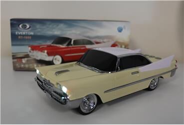 EVERTON RT-1950 Bej Arabalı  Bluetooth Fm-Usb-Tf-Aux Şarjlı Nostaljik Radyo