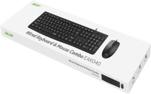 ACER EAK040 BKL Kablolu Klavye+ Mouse set