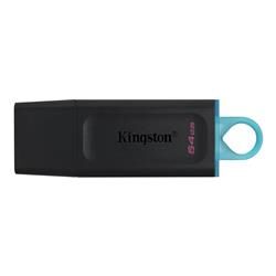 Kingston DTX-64GB 64GB USB3.2 Gen 1 DataTraveler Exodia (Black + Teal) Flash Bellek