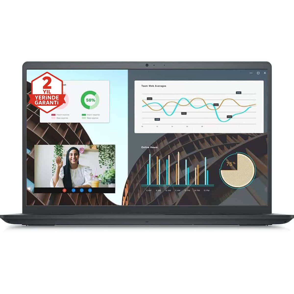 DELL 15.6 VOSTRO 3530 N3409PVNB3530U CORE i5 1334U 8GB- 512GB M2 NVME- O/B UHD FDOS
