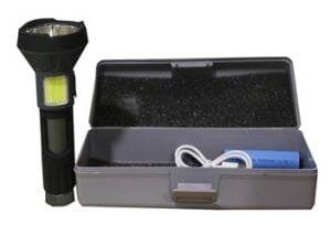 Polıce PS-356  Enerji Göstergeli, Yan Aydınlatma ve Powerbank Özellikli Şarjlı El Feneri