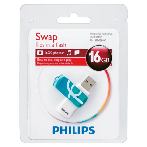 PHILIPS 16GB USB 2.0 Vivid FM16FD05B/00 Okyanus Mavisi Taşınabilir Bellek