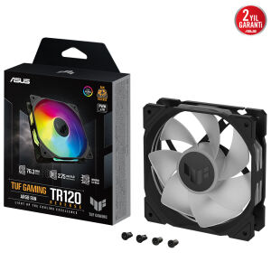 ASUS TUF TR120 Reverse ARGB 120mm Kasa Fanı Siyah
