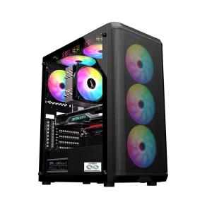 AZTECH 850w SKYHAWK AZT07 RGB Gaming Mid-Tower Pc Kasası 360mm Sıvı Soğutucu Desteği