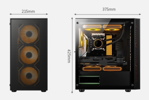AZTECH 600w SKYLINE AZT04 RGB Gaming Mid-Tower Pc Kasası