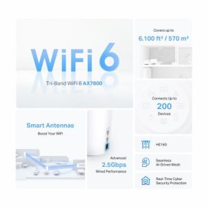 DECO-X95-2P AX7800 Whole Home Mesh Wi-Fi 6 System