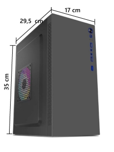 AZTECH 600w TITAN AZT02 Standart Micro-Tower PC Kasası