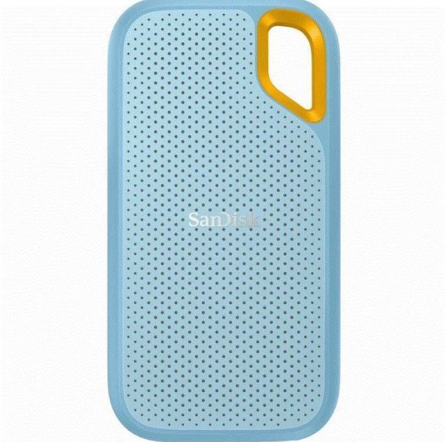 SDSSDE61-2T00-G25B 2TB 1050-1000MB/s USB3.2 Portable SSD Sky Blue Color