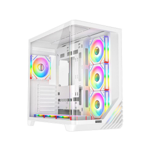 FAZEON F3 750W 80+ BRONZE ARGB ATX Gaming Pc Kasa Beyaz