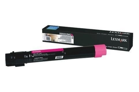 X950X2MG X950DE,X952DE,X954DE Kırmızı 22000 Sayfa Lazer Toner