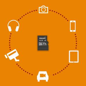 PHILIPS MicroSD 32GB FM32MP45B/00 Class10 Hafıza Kartı