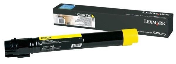X950X2YG X950DE,X952DE,X954DE Sarı 22000 Sayfa Lazer Toner