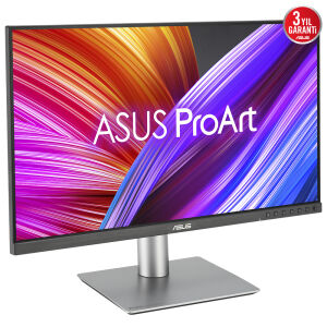 ASUS 23.8 IPS PROART PA24ACRV 5MS 75HZ HDMI-DP TYPEC Multimedya Pivot Grafik Tasarım Monitörü 2560x1440 / 90LM08Y0-B01M70