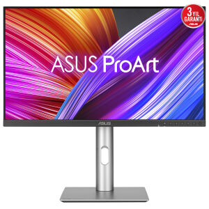 ASUS 23.8 IPS PROART PA24ACRV 5MS 75HZ HDMI-DP TYPEC Multimedya Pivot Grafik Tasarım Monitörü 2560x1440 / 90LM08Y0-B01M70