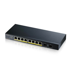 ZyXEL 8port PoE 130w 2-SFP Gigabit Yönetilemez Switch GS1100-10HP