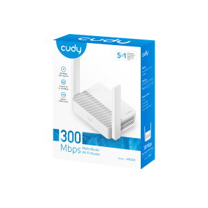 CUDY WR300 4Port 100Mbps  2Anten 300mbps Ev Ofis Tipi Wıfı Router