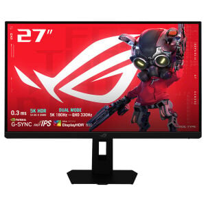 ASUS 27 FAST IPS ROG STRIX 5K XG27JCG 0.3MS DUAL 180-330HZ HDMI-DP TYPEC Gaming Monitör 5120x2880  / 90LM0CE0-B01371