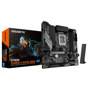 GIGABYTE B760M GAMING X AX WIFI-6E DDR5 HDMI DP PCIE 4.0 1700p ATX