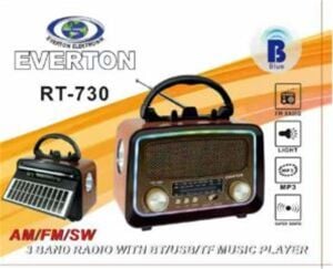 Everton RT-730 Bluetooth Usb-Micro Sd Saatli Nostaljik Radyo