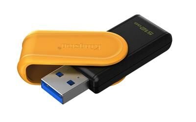 Kingston DTXS-512GB 512GB Portable USB 3.2 Gen1 DataTraveler ExodiaS (Black-Yellow) Flash Bellek