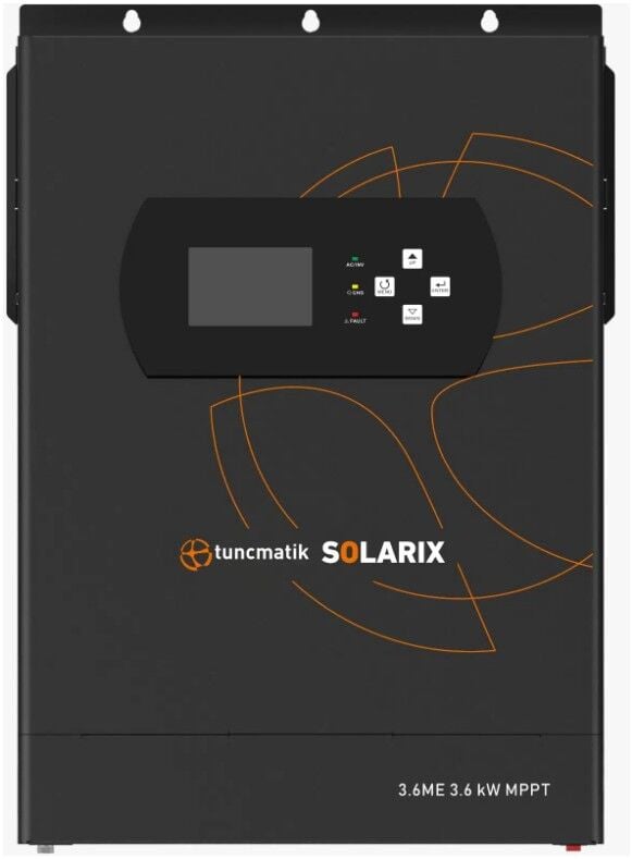 TUNÇMATİK 3.6kW SOLARIX TSK16101 24V 100A Akıllı OFF-GRID İnvertör