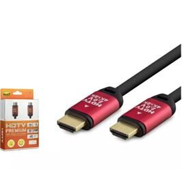 HADRON HDX2037 HDMI (M) TO HDMI (M) KABLO PVC 4K 1.5M SİYAH