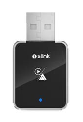 S-Link SL-CAR01 2in1 Android ve Apple Cihazlar Kablosuz Android Auto ve Carplay Adaptörü