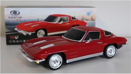 EVERTON RT-1956 Kırmızı Arabalı  Bluetooth Fm-Usb-Tf-Aux Şarjlı Nostaljik Radyo