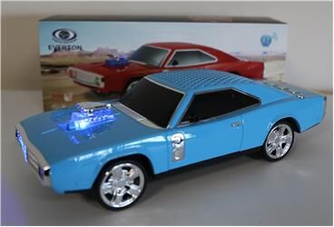 EVERTON RT-1959 Mavi (Blue) Arabalı  Bluetooth Fm-Usb-Tf-Aux Şarjlı Nostaljik Radyo