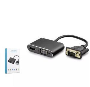 Hadron Hdx7821 Vga To Hdmi + Vga F Çevirici 1080P 22Cm Siyah