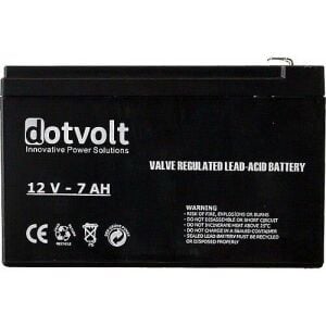 DOTVOLT 12v 7amper SC7-12 Kuru Tip Alarm Aküsü