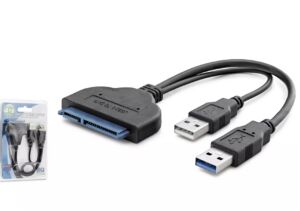 Hadron Hdx7549 Usb3.0 To Sata Çevirici 2.5 Güç Girişli 4Tb Siyah