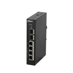 DAHUA 4port PoE 96w 2-SFP 10/100 Yönetilemez Endüstriyel Switch PFS3206-4P-96