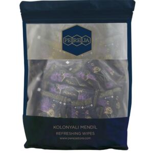 Pereja Elegans Kolonyalı Mendil 50li 7x12